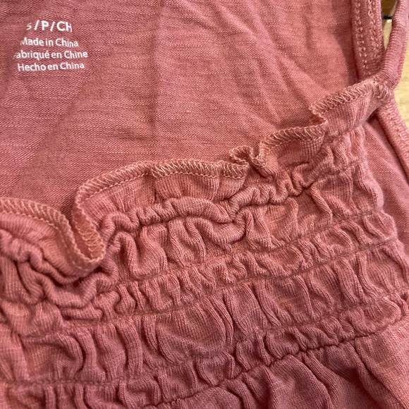 American Eagle Mauve pink ruffle tank - Picture 4 of 5